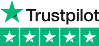 Trustpilot 5 sterren voor BrightPensioen logo
