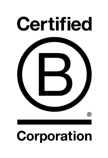 B Corp logo voor BrightPensioen website